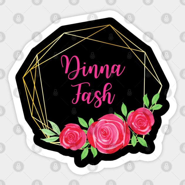 Dinna Fash Sticker by MalibuSun